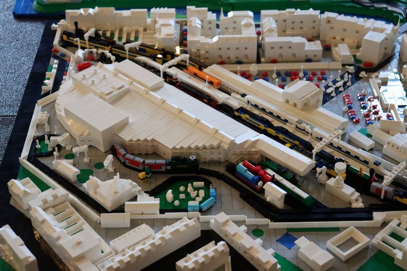 LEGO bouwen in het Spoorwegmuseum in de voorjaarsvakantie